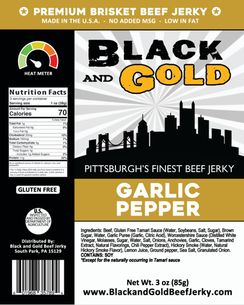 3 oz. Garlic Pepper