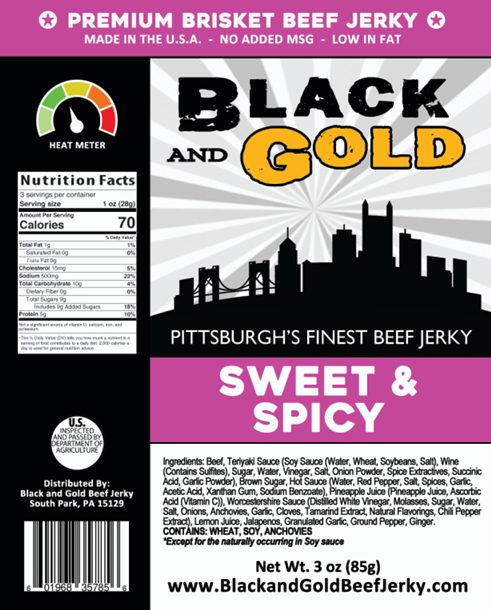 3 oz. Sweet & Spicy