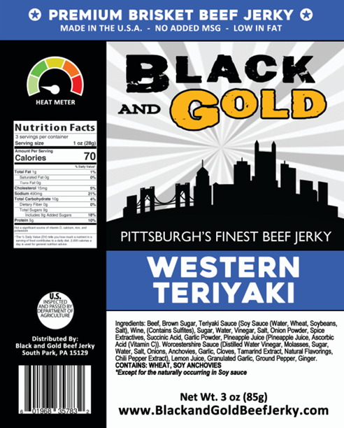3 oz. Western Teriyaki